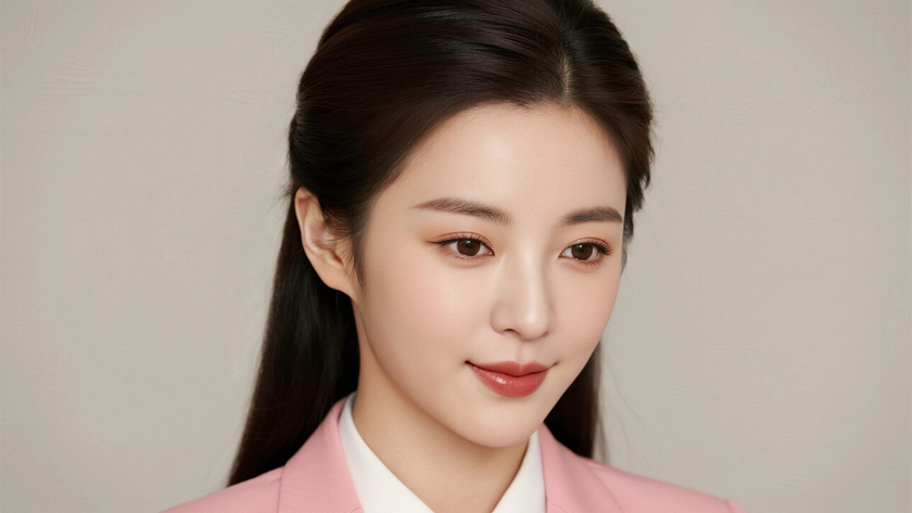 AI甜美柔和空乘女生无水印电脑壁纸