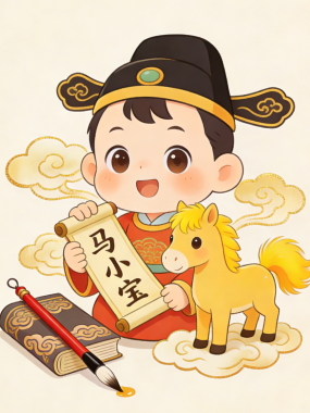 马年男宝宝取名字大全 2026 属马男孩响亮大气 寓意平安顺遂不重名