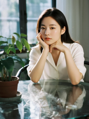 玻璃通透AI美图 | 清新治愈高清AI壁纸