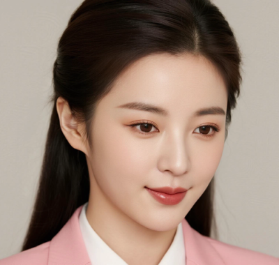 AI空乘气质电脑桌面壁纸 | 粉色空乘制服甜美可爱女生8K超高清无水印套图