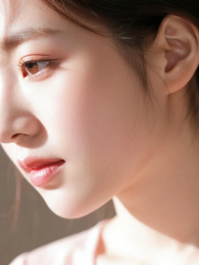 AI女神精品套图 | 杏粉色少女灵动雅致高清套图