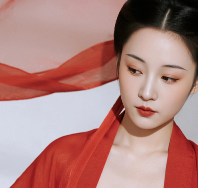 AI女神精品套图 | 胭脂红少女古典元气温柔高清套图