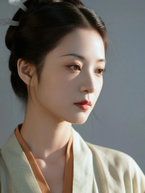 AI中式复古电脑壁纸 | 诗书古韵少女国风雅致高清套图