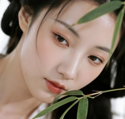 AI中式复古电脑壁纸 | 竹韵古风少女中式温婉8K超高清无水印套图