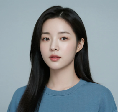AI清新治愈电脑桌面壁纸 | 雾霾蓝卫衣恬静素雅女生8K超高清无水印套图
