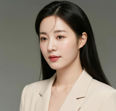 AI清新治愈电脑桌面壁纸 | 杏咖西装简约大方女生8K超高清无水印套图
