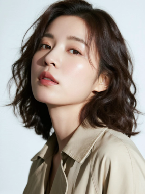 AI清新治愈电脑桌面壁纸 | 燕麦风衣慵懒温柔女生8K超高清无水印套图